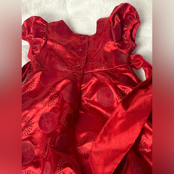 Elegant Red Kids Formal Dress - Picture 4 of 5
